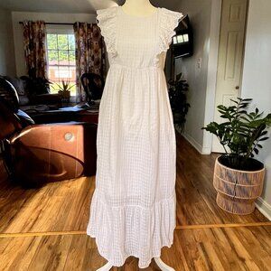 Cat & Jack white ruffle dress